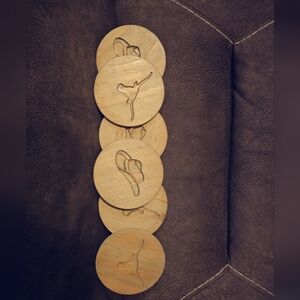 Wood coasters